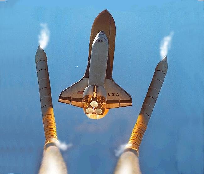 Space Shuttle SRB separation